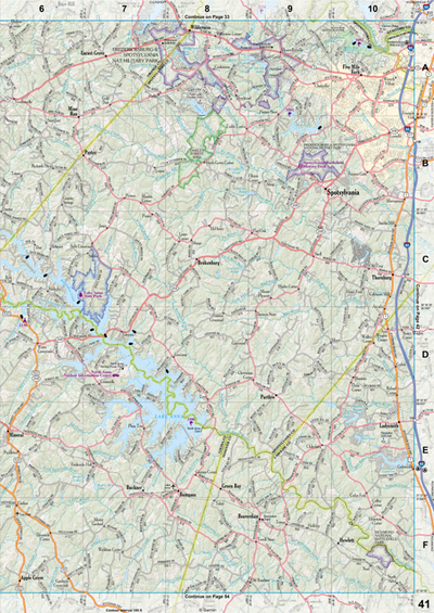 Virginia Atlas & Gazetteer Page 41 Preview 1