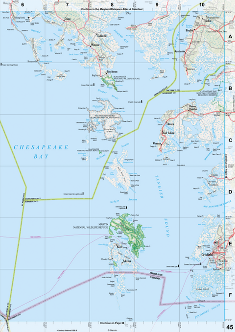 Virginia Atlas & Gazetteer Page 45 Preview 1