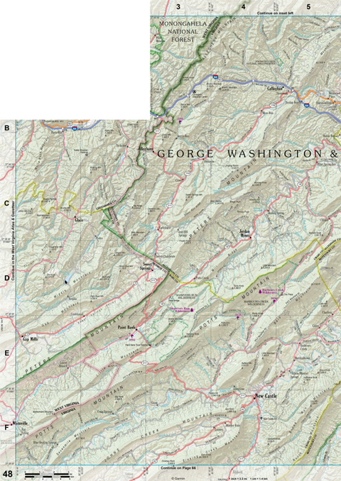 Virginia Atlas & Gazetteer Page 48 Preview 1