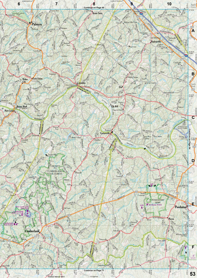 Virginia Atlas & Gazetteer Page 53 Preview 1