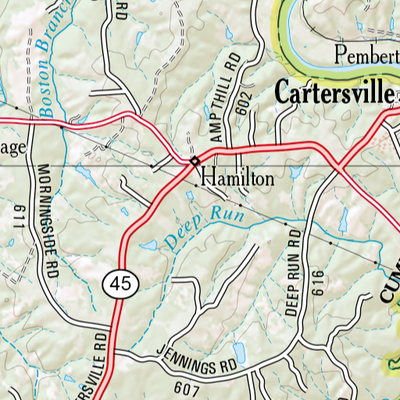 Virginia Atlas & Gazetteer Page 53 Preview 2