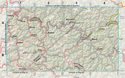 Virginia Atlas & Gazetteer Page 60 Inset Preview 1