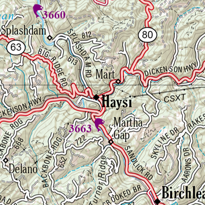 Virginia Atlas & Gazetteer Page 61 Preview 2