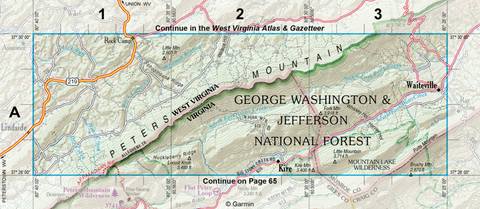 Virginia Atlas & Gazetteer Page 64 Inset Preview 1