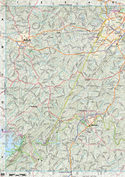 Virginia Atlas & Gazetteer Page 68 Preview 1