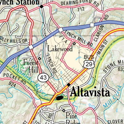 Virginia Atlas & Gazetteer Page 68 Preview 3