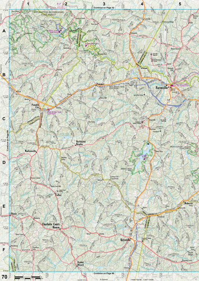 Virginia Atlas & Gazetteer Page 70 Preview 1