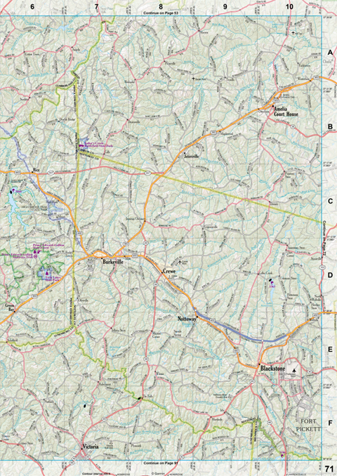 Virginia Atlas & Gazetteer Page 71 Preview 1