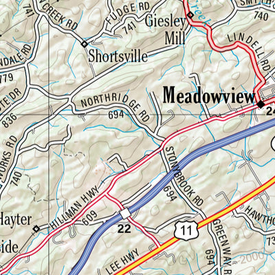 Virginia Atlas & Gazetteer Page 82 Preview 2