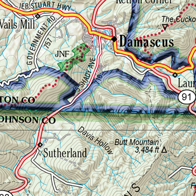 Virginia Atlas & Gazetteer Page 82 Preview 3