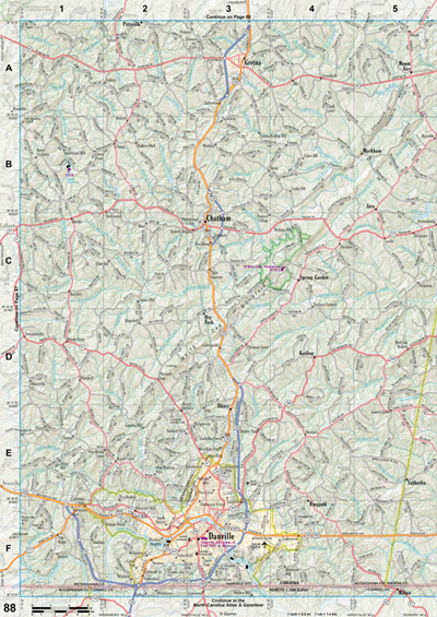 Virginia Atlas & Gazetteer Page 88 Preview 1