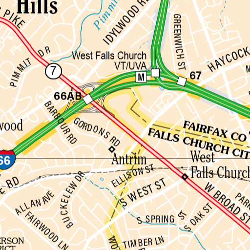 Virginia Atlas & Gazetteer - Washington DC 1 Map by Garmin | Avenza Maps