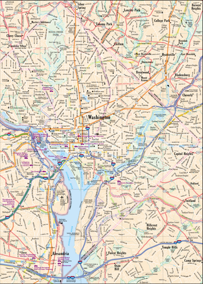 Virginia Atlas & Gazetteer - Washington DC 2 Preview 1