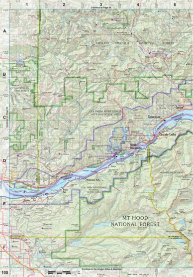 Garmin Washington Atlas & Gazetteer Page 100 digital map