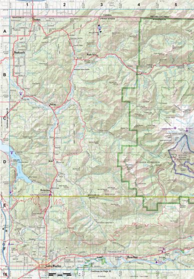Garmin Washington Atlas & Gazetteer Page 16 digital map