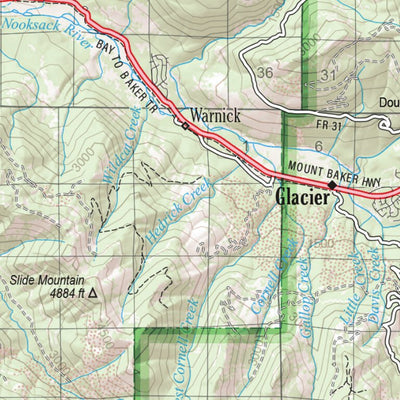 Garmin Washington Atlas & Gazetteer Page 16 digital map