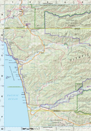 Garmin Washington Atlas & Gazetteer Page 42 digital map