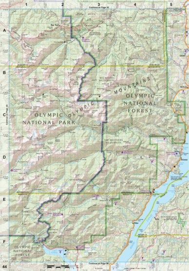 Garmin Washington Atlas & Gazetteer Page 44 digital map