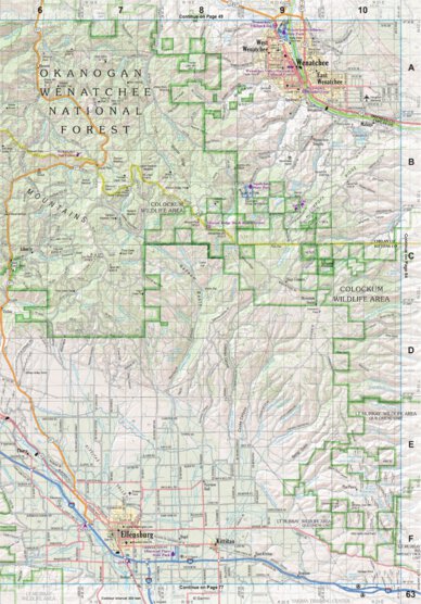 Garmin Washington Atlas & Gazetteer Page 63 digital map