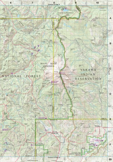 Garmin Washington Atlas & Gazetteer Page 89 digital map