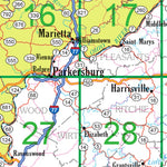 West Virginia Atlas & Gazetteer Overview Map Preview 3