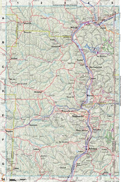 West Virginia Atlas & Gazetteer Page 14 Preview 1