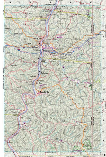 West Virginia Atlas & Gazetteer Page 15 Preview 1