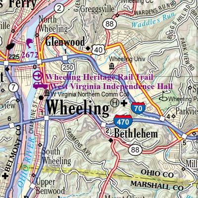 West Virginia Atlas & Gazetteer Page 15 Preview 3