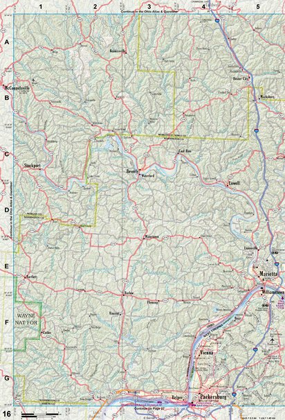 West Virginia Atlas & Gazetteer Page 16 Preview 1