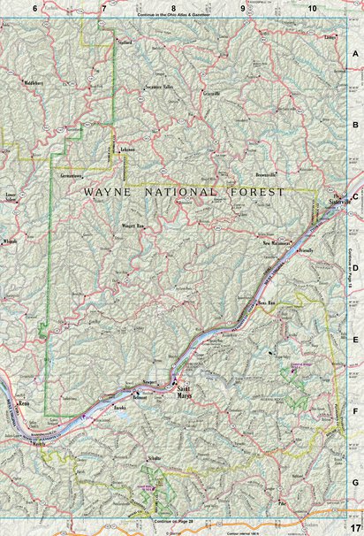 West Virginia Atlas & Gazetteer Page 17 Preview 1