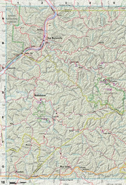 West Virginia Atlas & Gazetteer Page 18 Preview 1