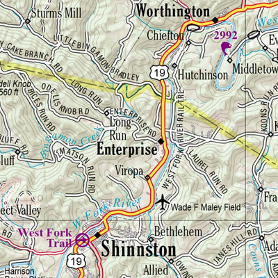 West Virginia Atlas & Gazetteer Page 19 Preview 3