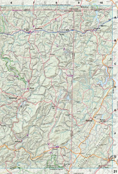West Virginia Atlas & Gazetteer Page 21 Preview 1