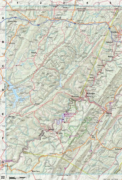 West Virginia Atlas & Gazetteer Page 22 Preview 1