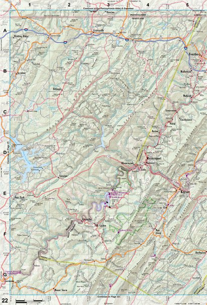 West Virginia Atlas & Gazetteer Page 22 Preview 1