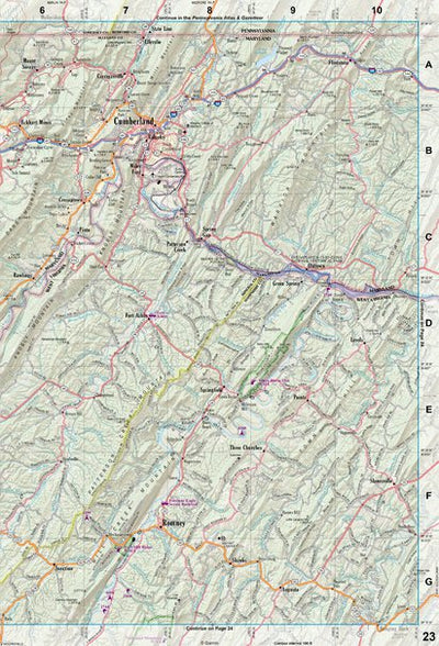 West Virginia Atlas & Gazetteer Page 23 Preview 1