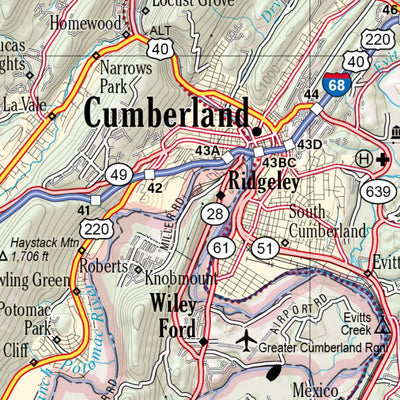 West Virginia Atlas & Gazetteer Page 23 Preview 3