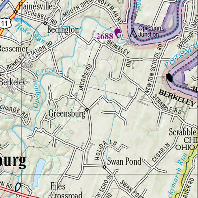 West Virginia Atlas & Gazetteer Page 25 Preview 2