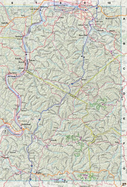 West Virginia Atlas & Gazetteer Page 27 Preview 1