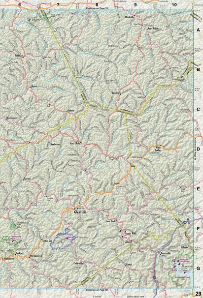 West Virginia Atlas & Gazetteer Page 29 Preview 1
