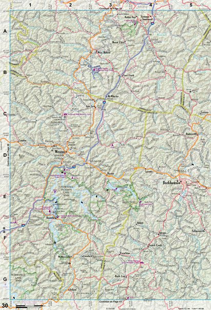 West Virginia Atlas & Gazetteer Page 30 Preview 1