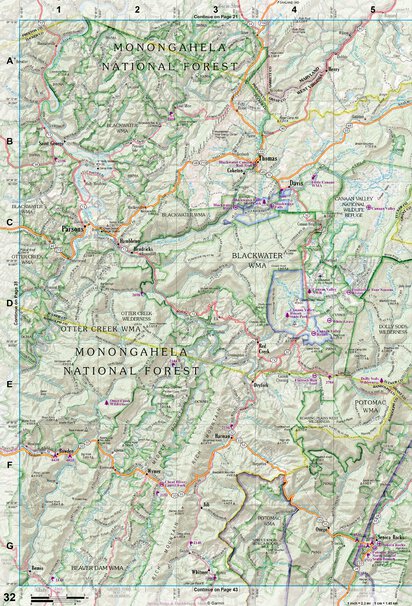 West Virginia Atlas & Gazetteer Page 32 Preview 1