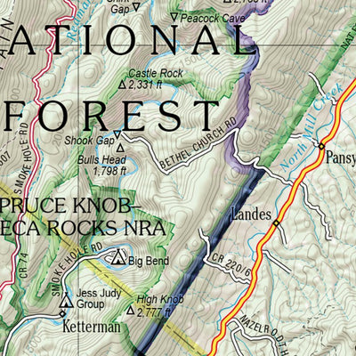 West Virginia Atlas & Gazetteer Page 33 Preview 3