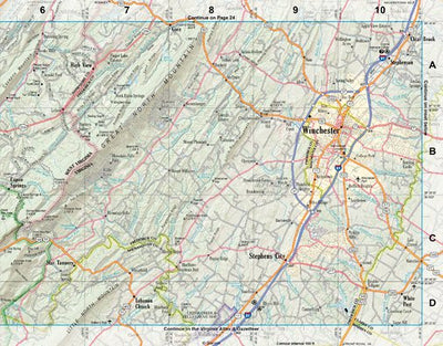 West Virginia Atlas & Gazetteer Page 35 Preview 1
