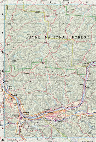 West Virginia Atlas & Gazetteer Page 36 Preview 1