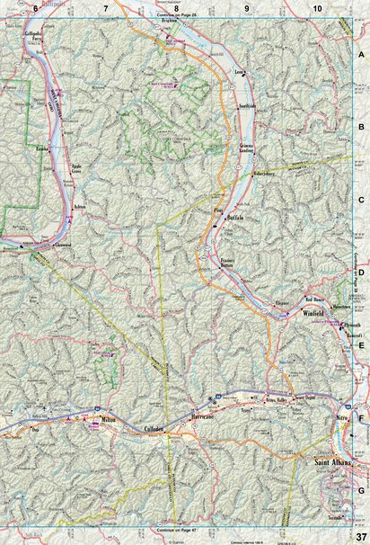 West Virginia Atlas & Gazetteer Page 37 Preview 1