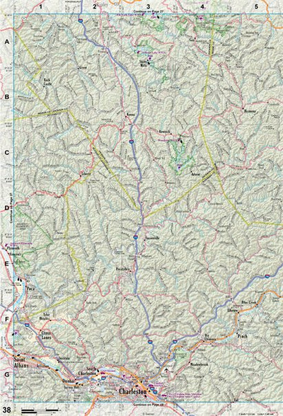 West Virginia Atlas & Gazetteer Page 38 Preview 1