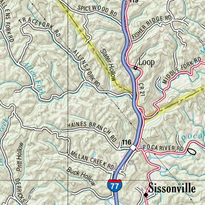 West Virginia Atlas & Gazetteer Page 38 Preview 2