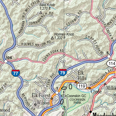 West Virginia Atlas & Gazetteer Page 38 Preview 3