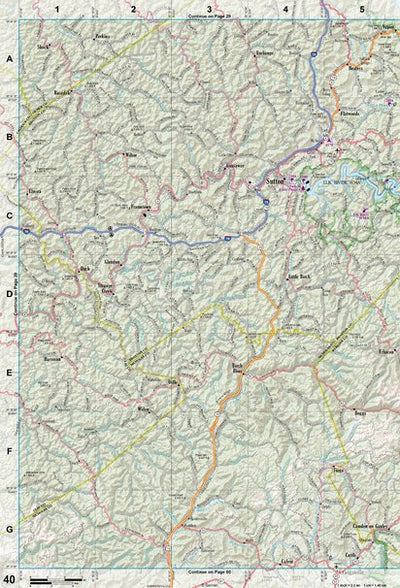 West Virginia Atlas & Gazetteer Page 40 Preview 1